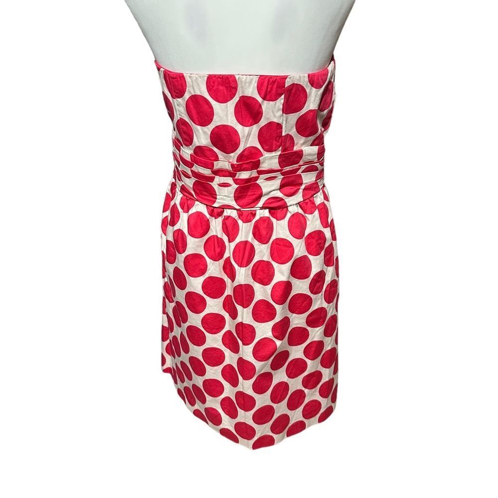 The Limited Pink Polka Strapless Dot Dress Sz8 - Picture 8 of 13